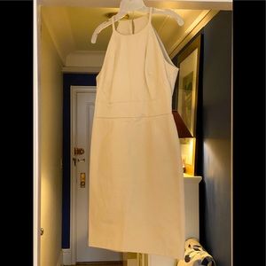 Banana Republic halter sheath dress in khaki